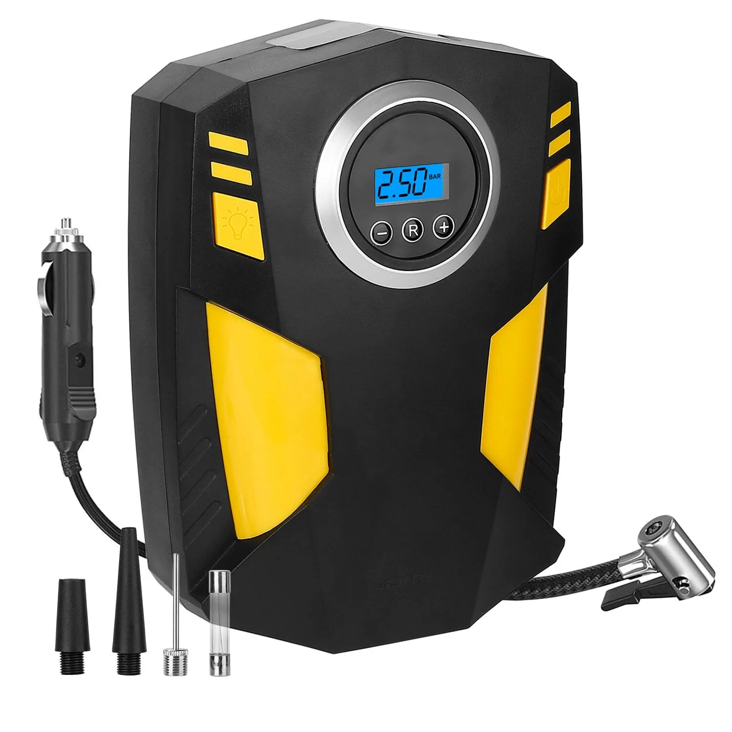 12V Digital Car Air Pump Compressor with LED Light 150 PSI