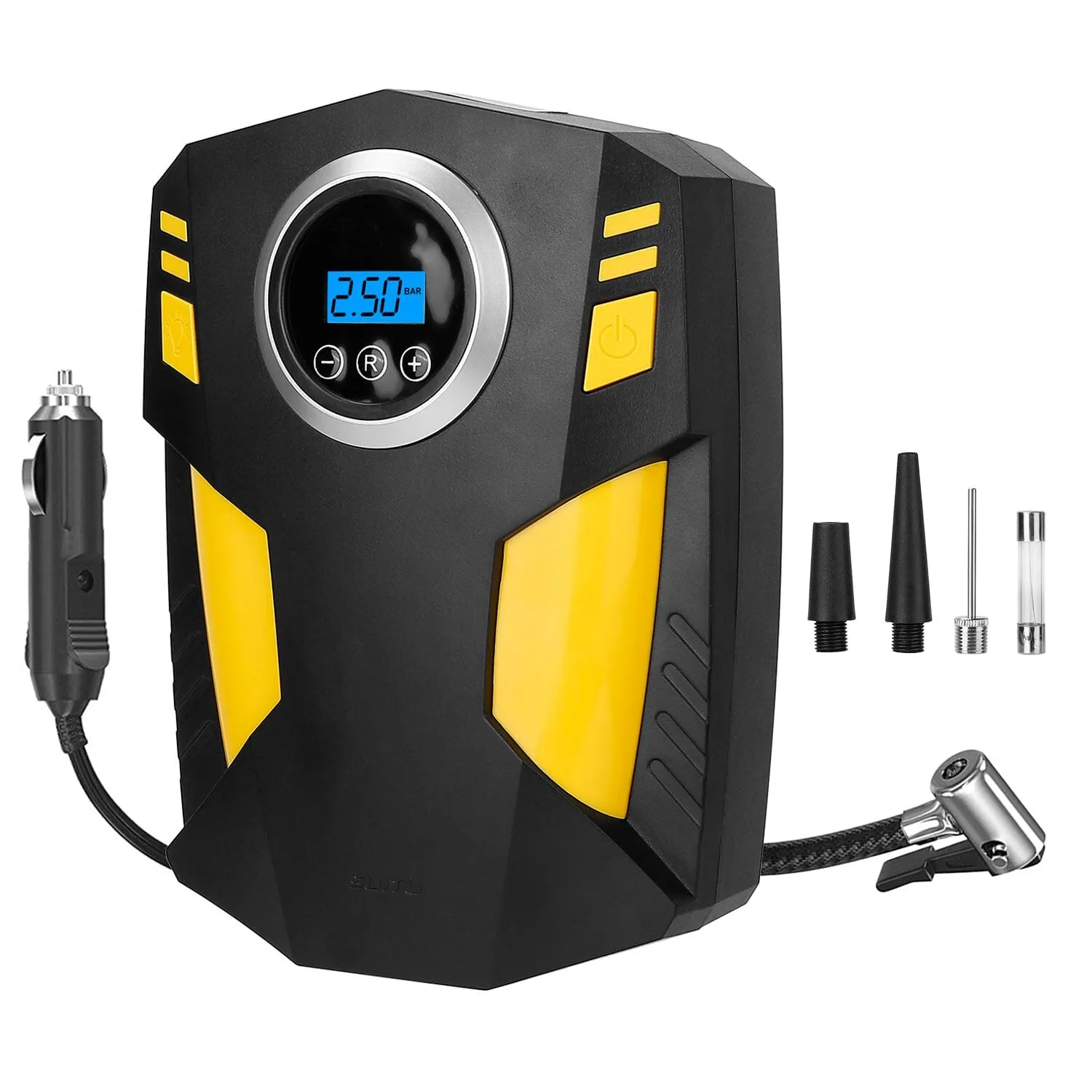 12V Digital Car Air Pump Compressor with LED Light 150 PSI