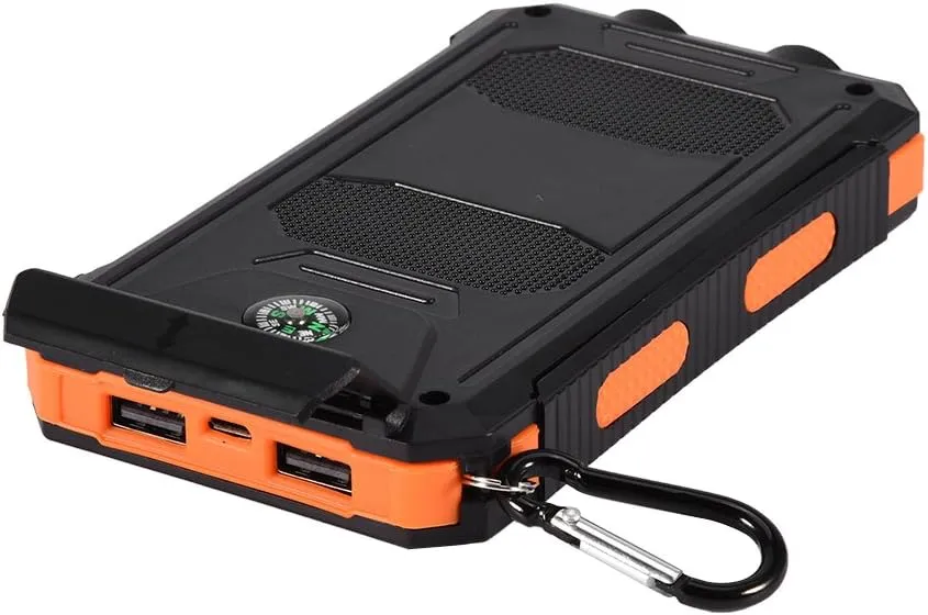 20000Mah Solar Powered Power Bank Flashlight With Compass Pa-14