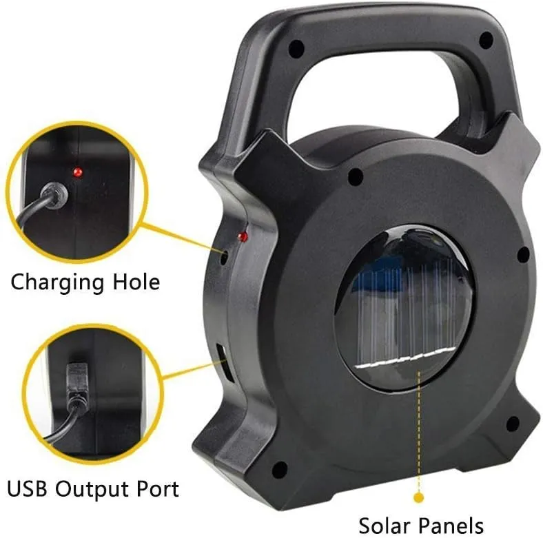 20W Solar Powered Magnetic Camping Light Fa-819A