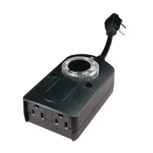24 Hour Rain Tight Timer with 2 Outlets