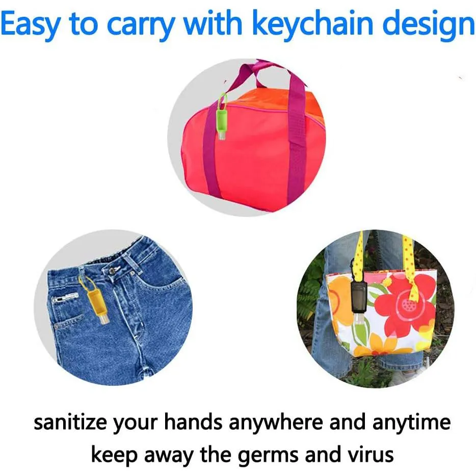 30ml Sanitizer Hand Travel Bottles with Silicone Sleeve