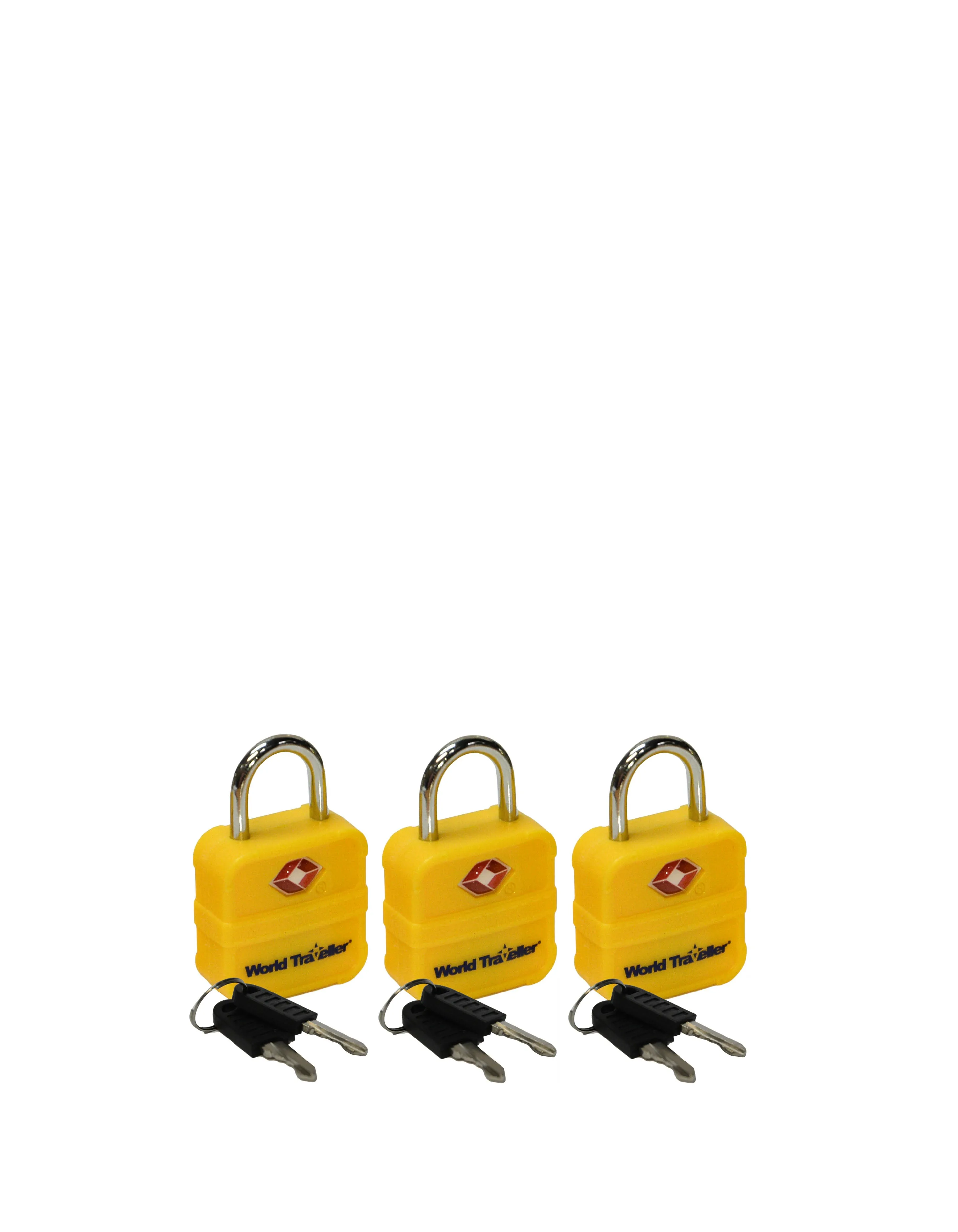 3PCS TSA PADLOCK