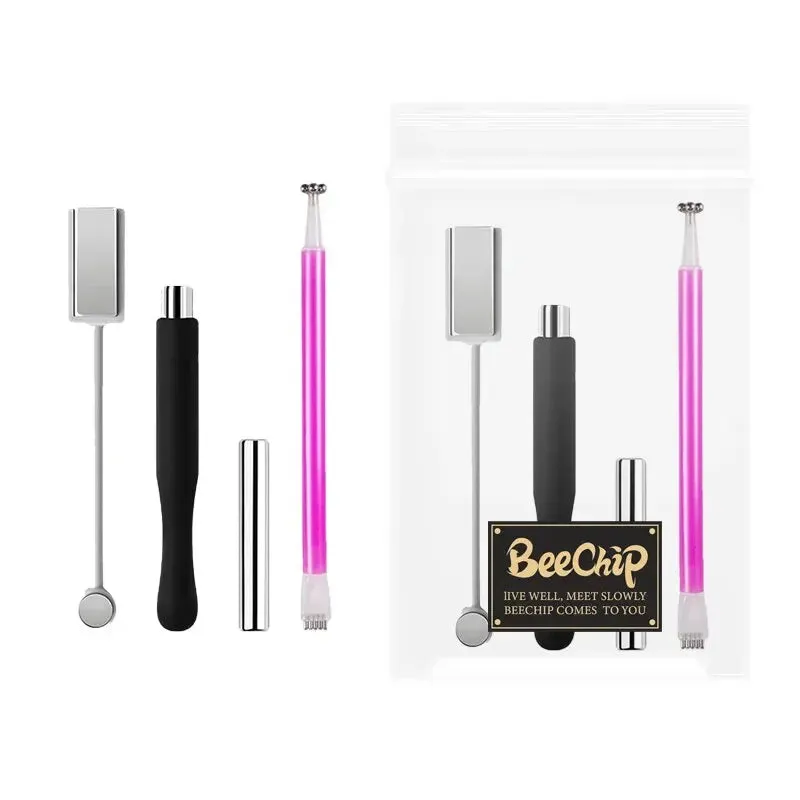 4 Piece Magnetic Nail Art Tool Set for Gel Nails