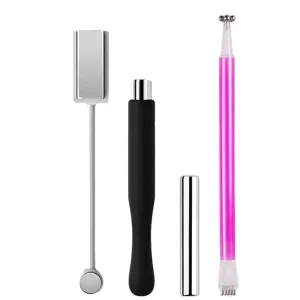 4 Piece Magnetic Nail Art Tool Set for Gel Nails