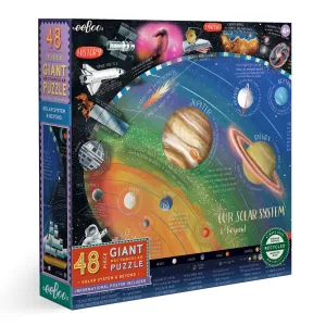 48 Piece Solar System Giant Rectangular Puzzle