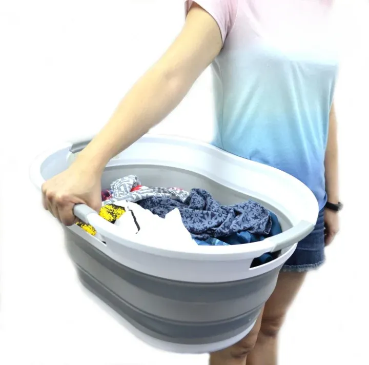 67L Collapsible Laundry Basket – Foldable Space-Saving Design with Carry Handles