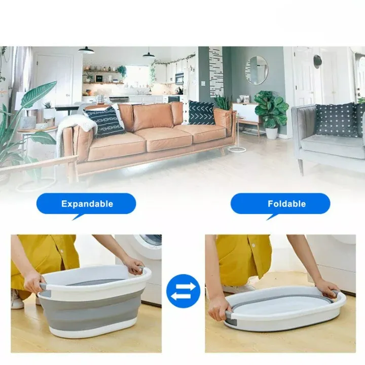 67L Collapsible Laundry Basket – Foldable Space-Saving Design with Carry Handles