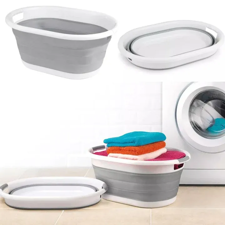 67L Collapsible Laundry Basket – Foldable Space-Saving Design with Carry Handles