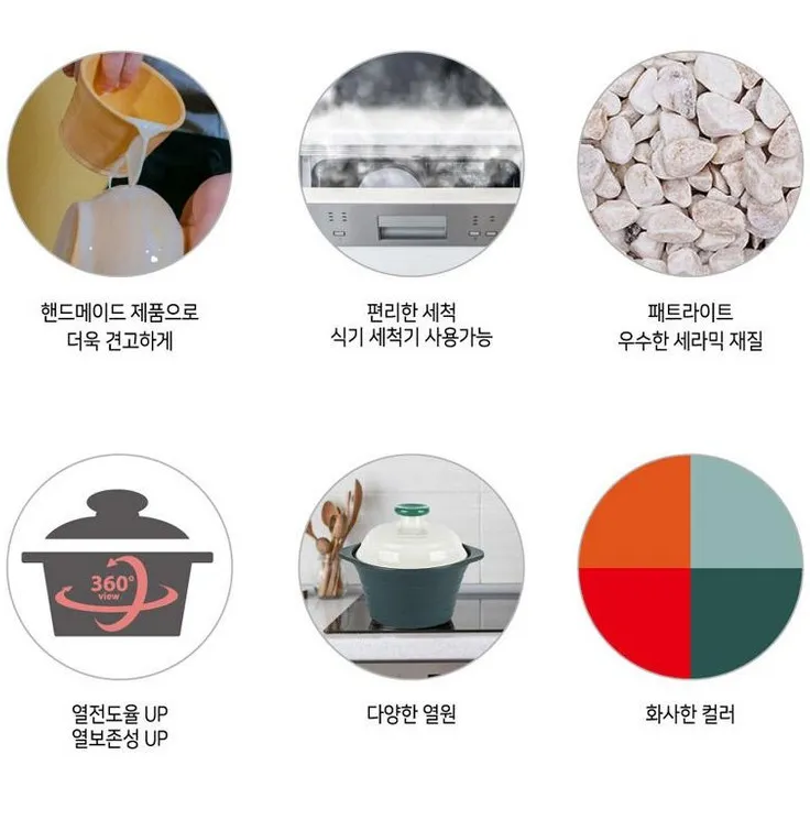 adora Noble Ceramic Heat Resistant Pot