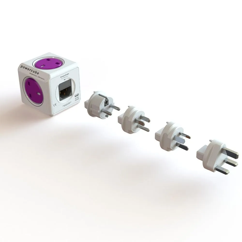 Allocacoc Powercube Rwable USB Trav Apt 4O 2Trvl