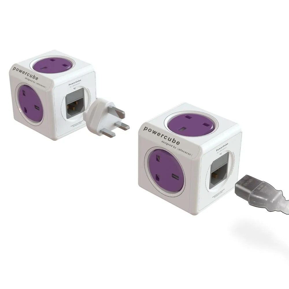 Allocacoc Powercube Rwable USB Trav Apt 4O 2Trvl