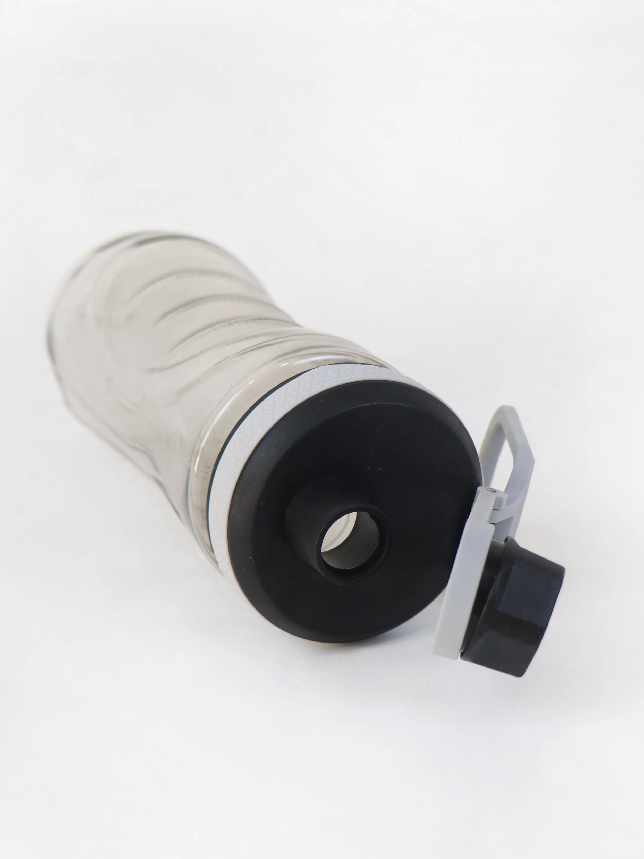 Aqua Sip Sports Transparent Water Bottle Grey
