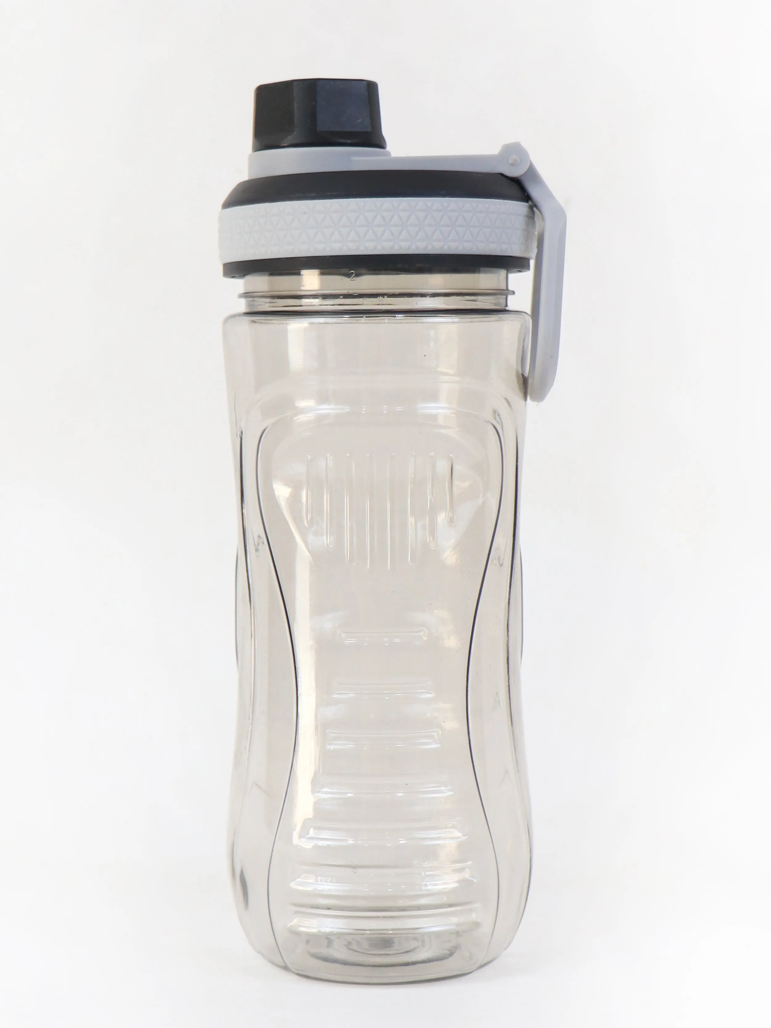 Aqua Sip Sports Transparent Water Bottle Grey