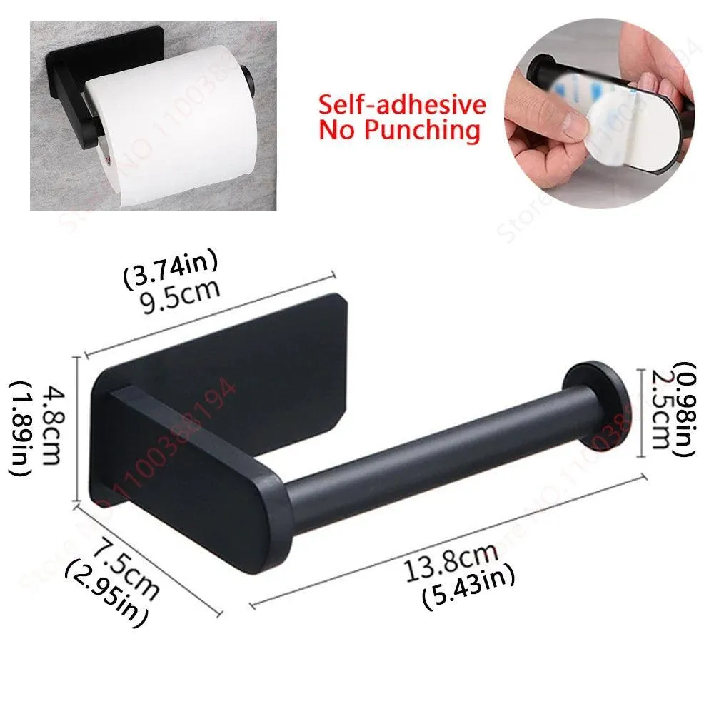 Bathroom Hardware Set with Wall Mount Organizer: Stylish Space-Saving Solution