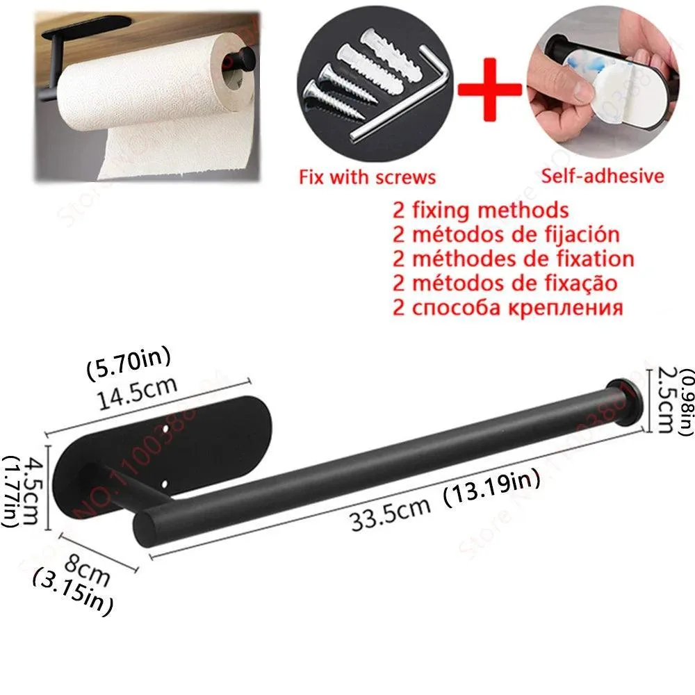 Bathroom Hardware Set with Wall Mount Organizer: Stylish Space-Saving Solution