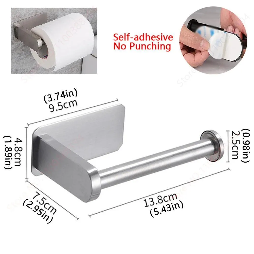 Bathroom Hardware Set with Wall Mount Organizer: Stylish Space-Saving Solution