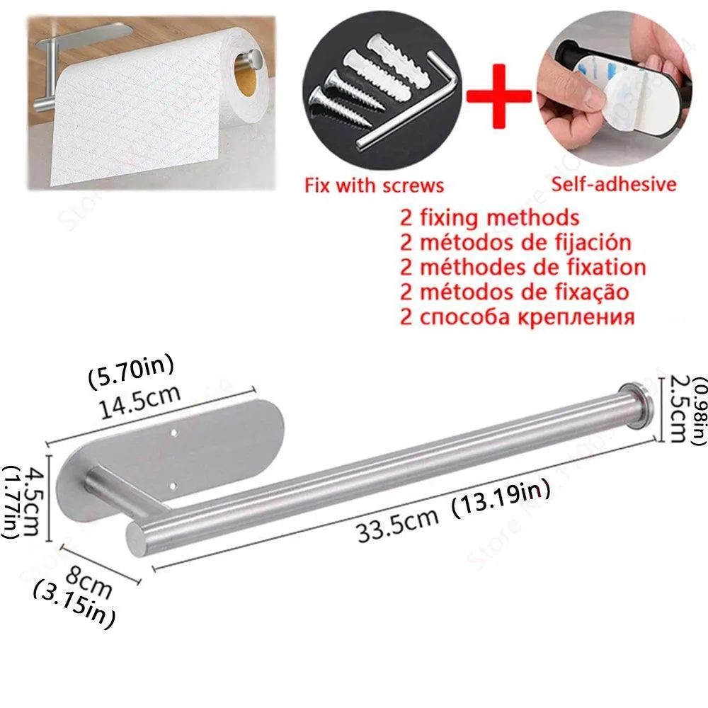 Bathroom Hardware Set with Wall Mount Organizer: Stylish Space-Saving Solution
