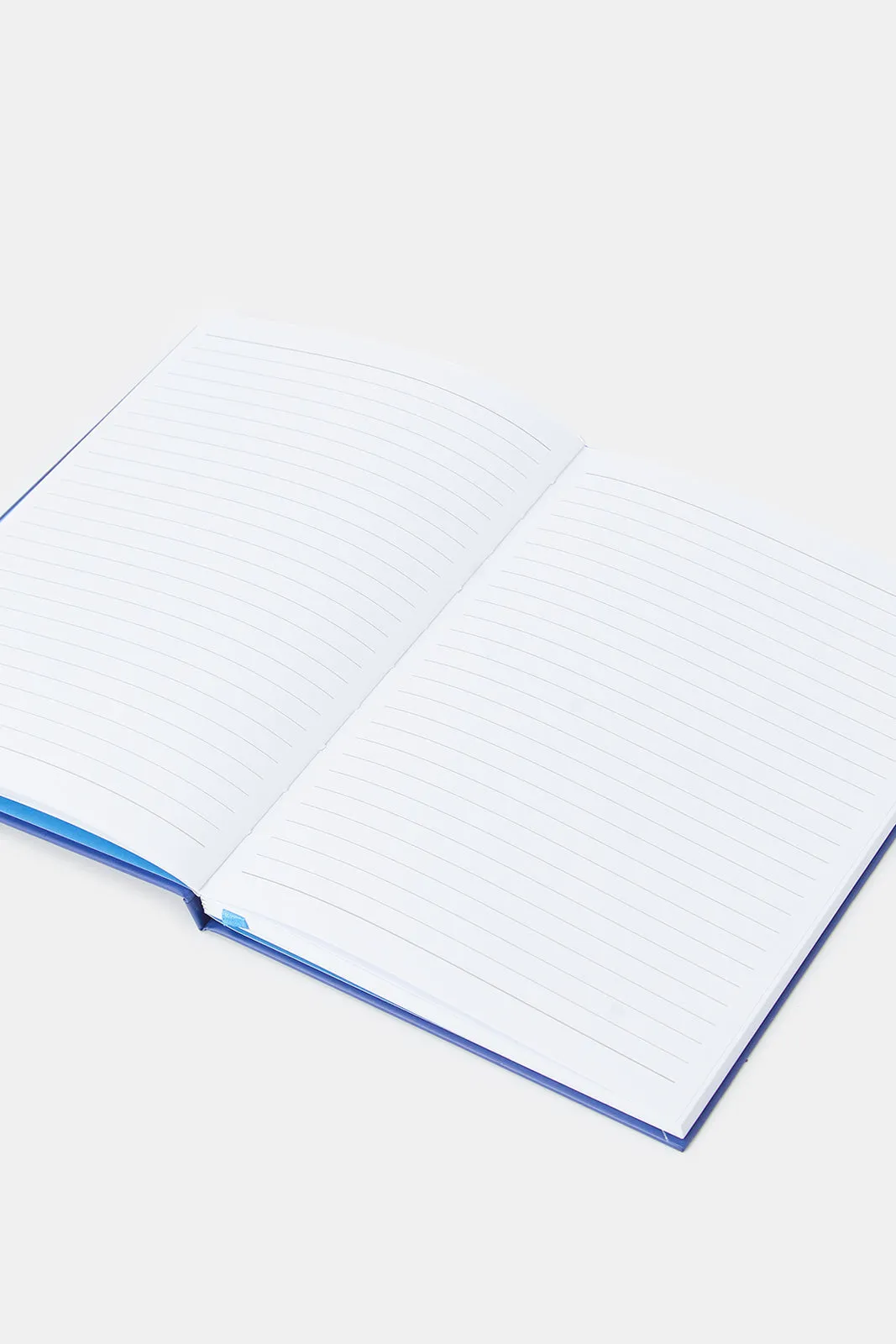 Blue A5 Space Man Print Hardcover Notebook