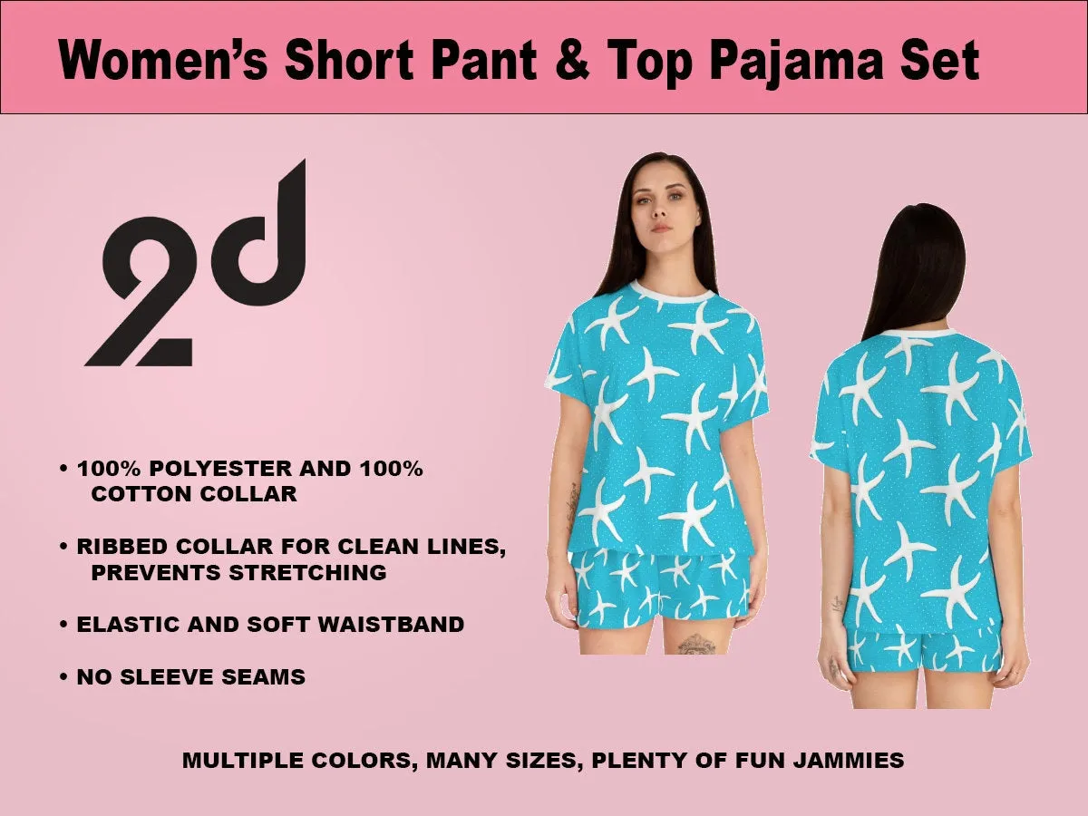 Blue Summer Pajamas, Comfy Chic PJs, Cozy Sleep Jammies, Cool PJs, Cute Jammies, Sleep in Comfort, Soft Loungewear, Summertime Slumber