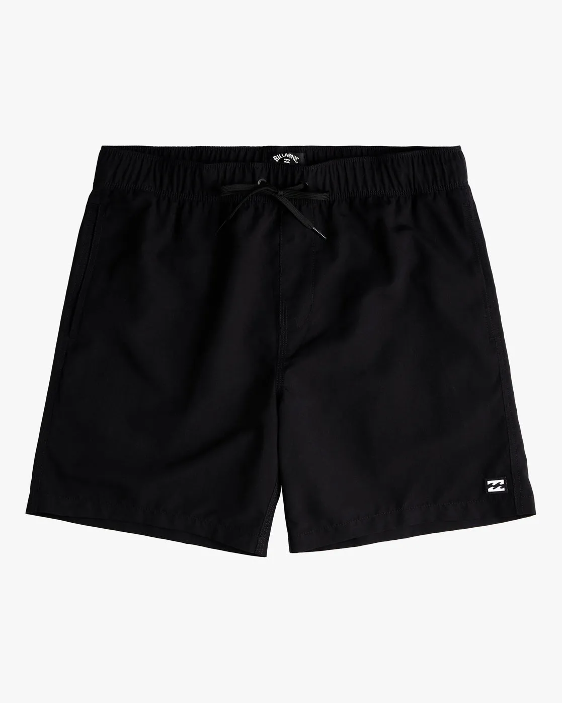 Boy's All Day Elastic Waist 16" Shorts - Black