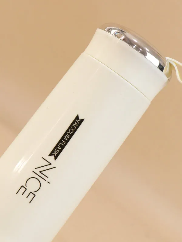 Cream Vacuum Flask / Insulated Water Bottle - 400ML / Thermos Temperature Double Walled