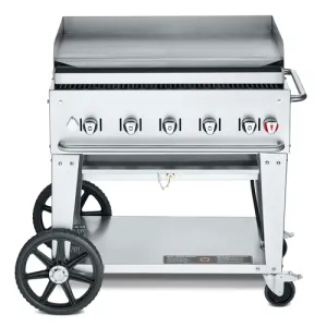 Crown Verity CV-MG-36 36" Mobile Griddle | Denson CFE