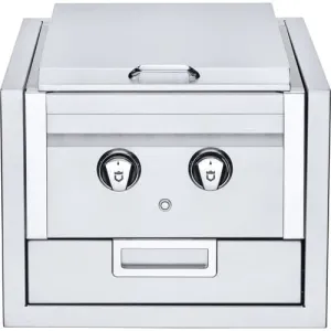 Crown Verity Infinite Built-In 18" Gas Dual Side Burner with Light Package