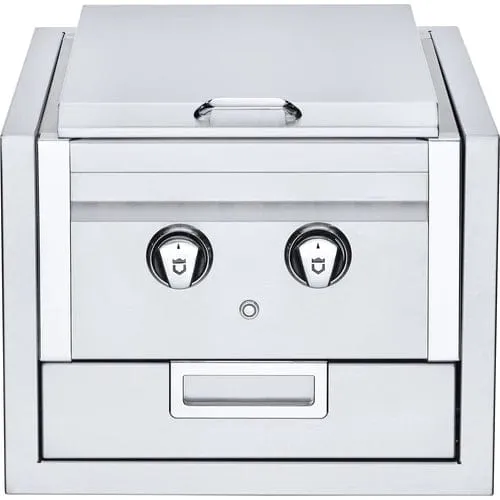 Crown Verity Infinite Built-In 18" Gas Dual Side Burner with Light Package