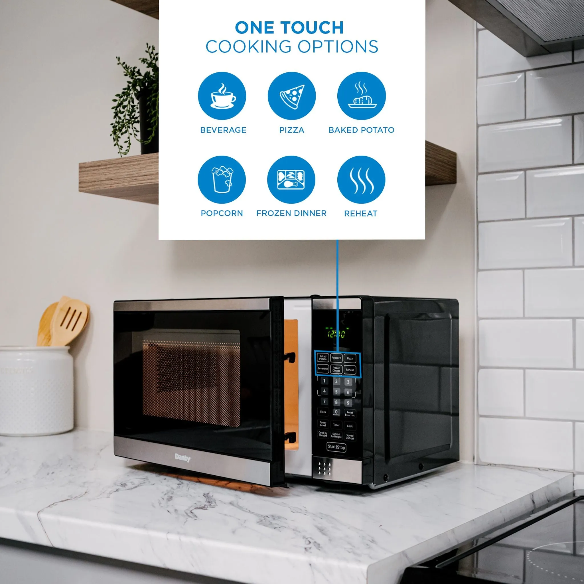 Danby Microwave (DDMW007501G1) - Stainless Steel