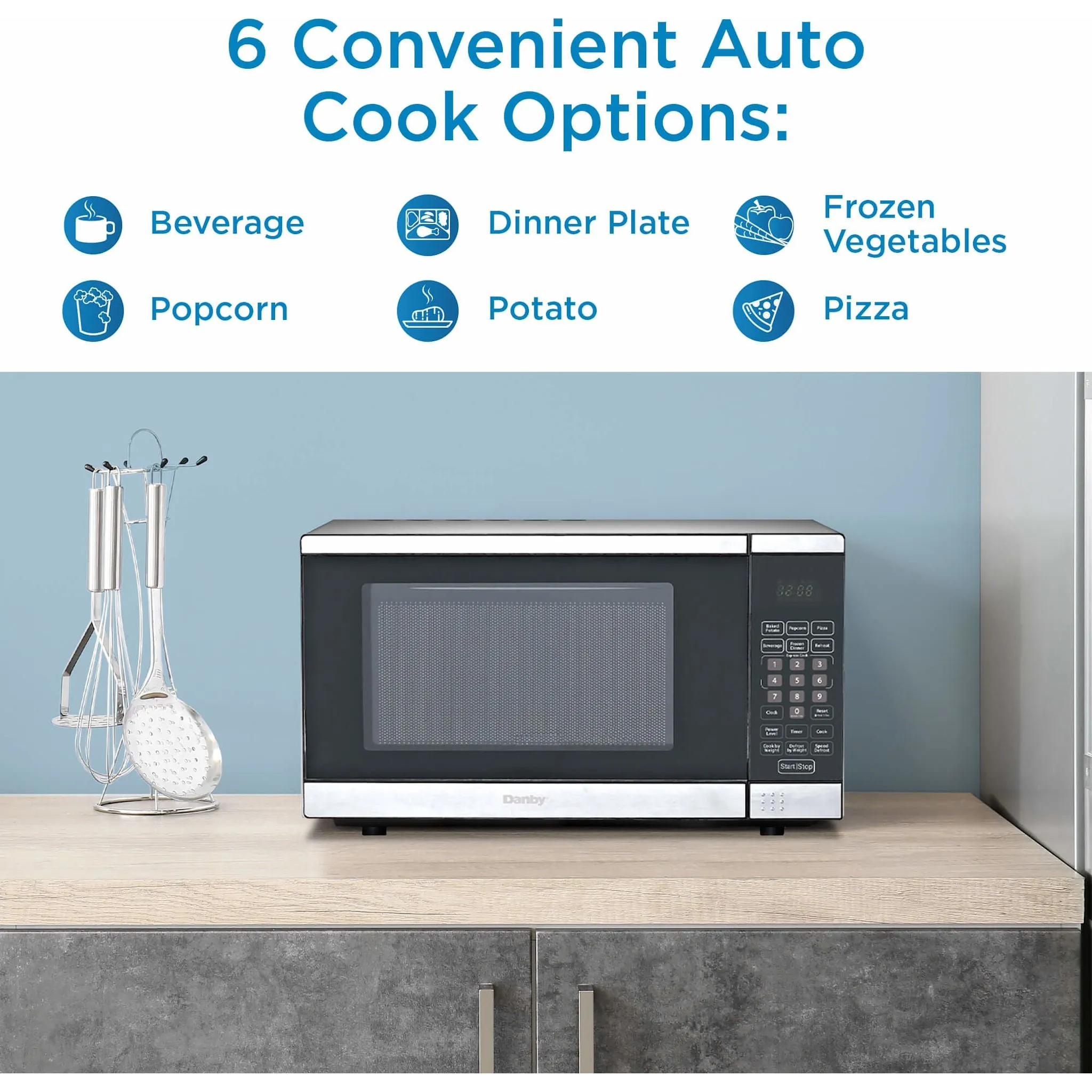 Danby Microwave (DDMW007501G1) - Stainless Steel