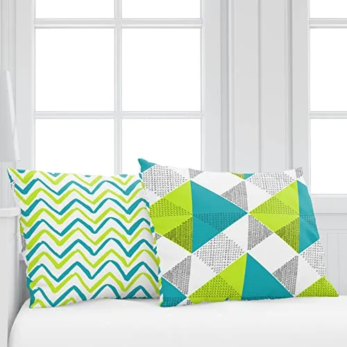 Divine Casa 144 TC Cotton Rocca Print Mix N Match Bedsheet Set for Double Size Bed Durable Sheets - Love Bird