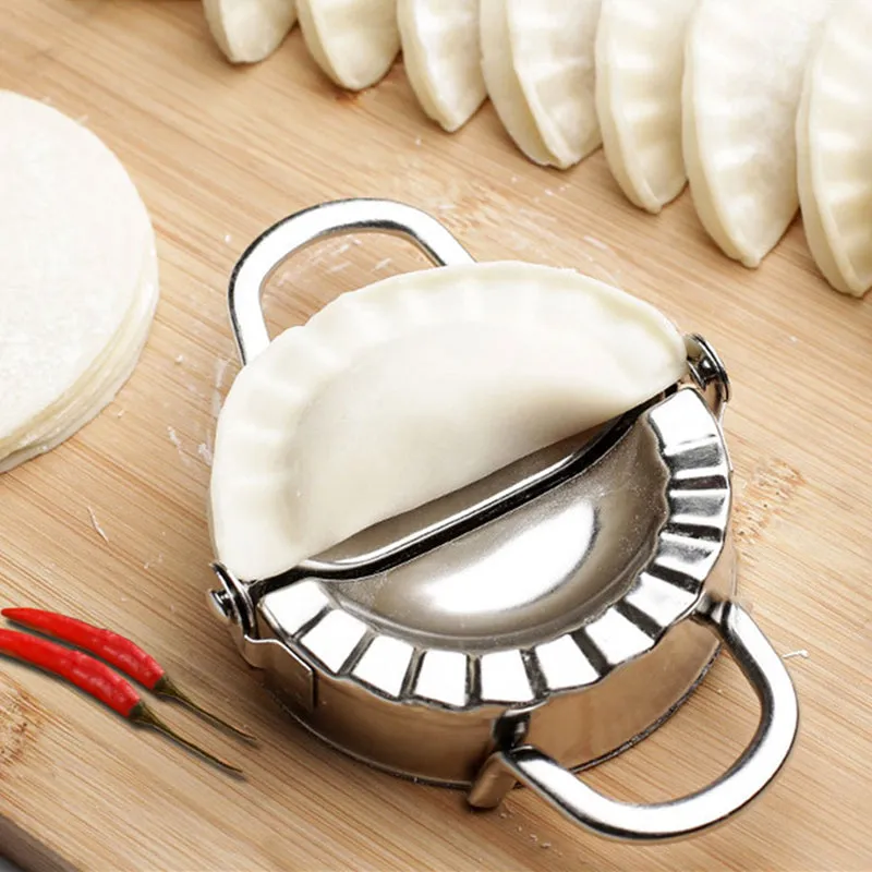 Dumpling Tools Jiaozi Maker Mould Eco-Friendly Pastry Stainless Steel Kitchen Tools Dough Cutter for Kitchen Making Tools