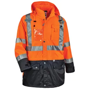 Ergodyne 25464 GloWear 8386 Type R Class 3 Outer Shell Jacket, Large, HV Orange