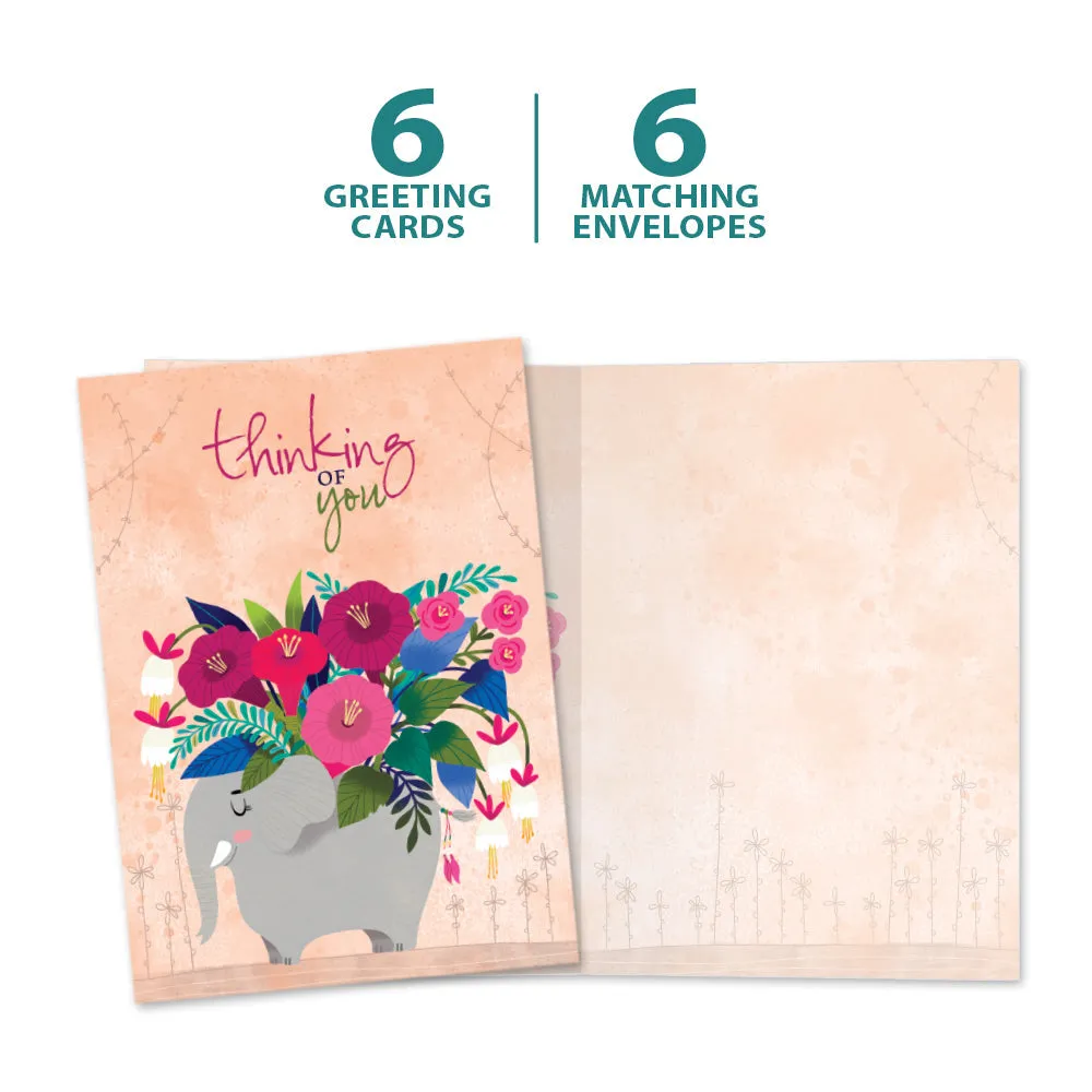 Floral Bouquet Elephant