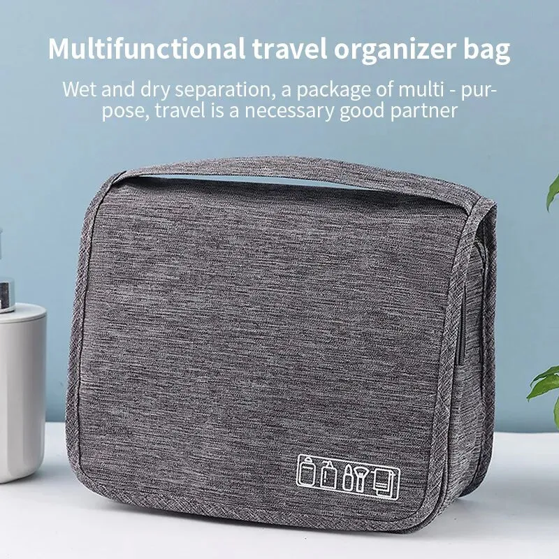 Foldable Bathroom Makeup Hanging Storage Bag for Travel Business