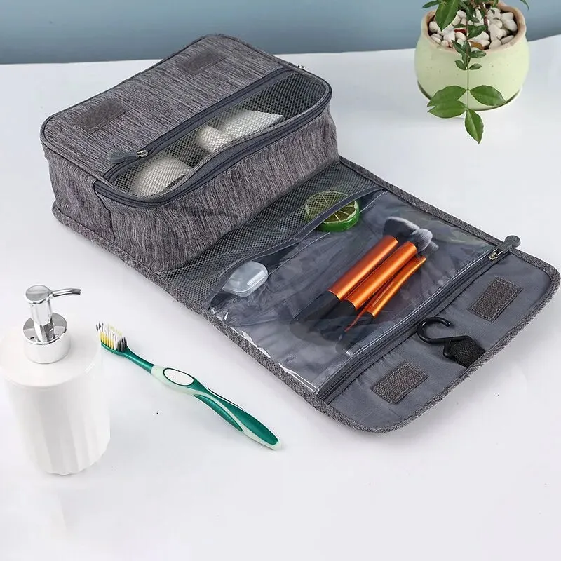 Foldable Bathroom Makeup Hanging Storage Bag for Travel Business