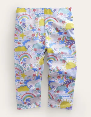 Fun Cropped Leggings-Multi Weather