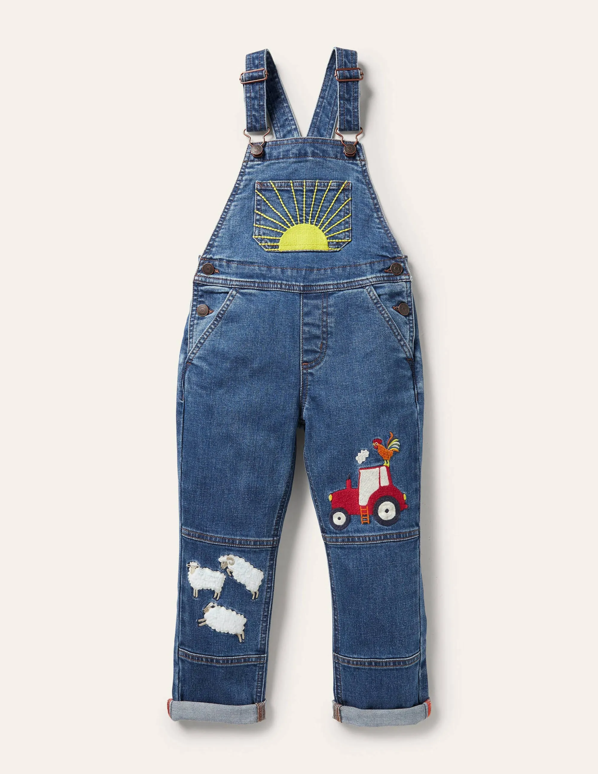 Fun Dungarees-Dark Vintage Weather