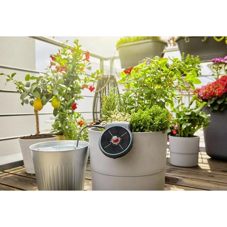 GARDENA City Gardening AquaBloom Solar Powered Irrigation Set