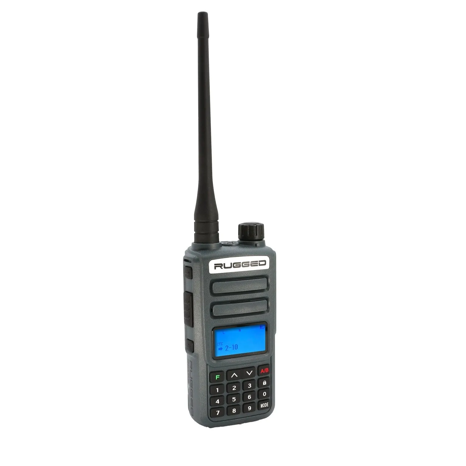 GMR2 PLUS - GMRS and FRS Handheld Two Way Radio - Grey