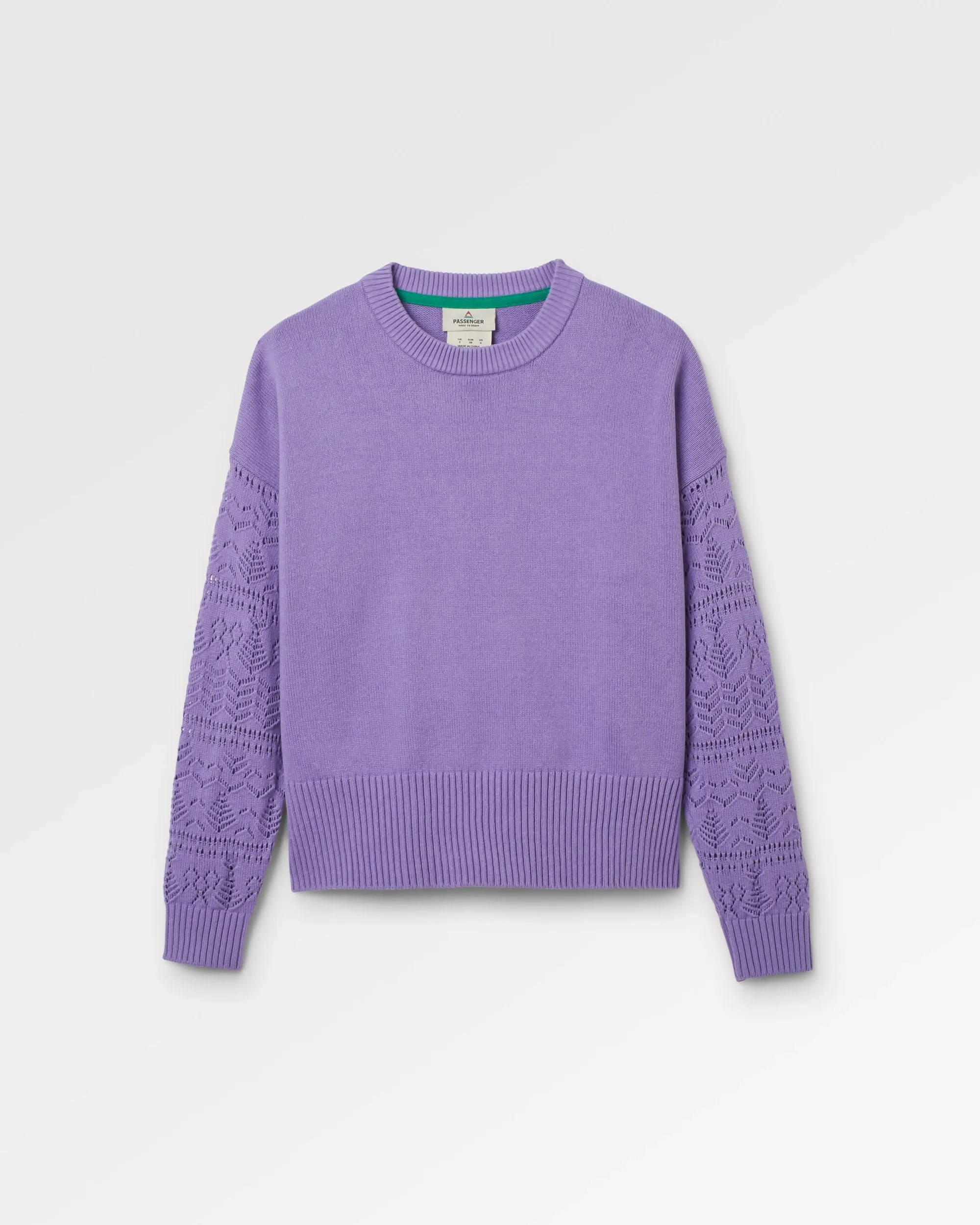 Grace Knitted Jumper - Retro Purple