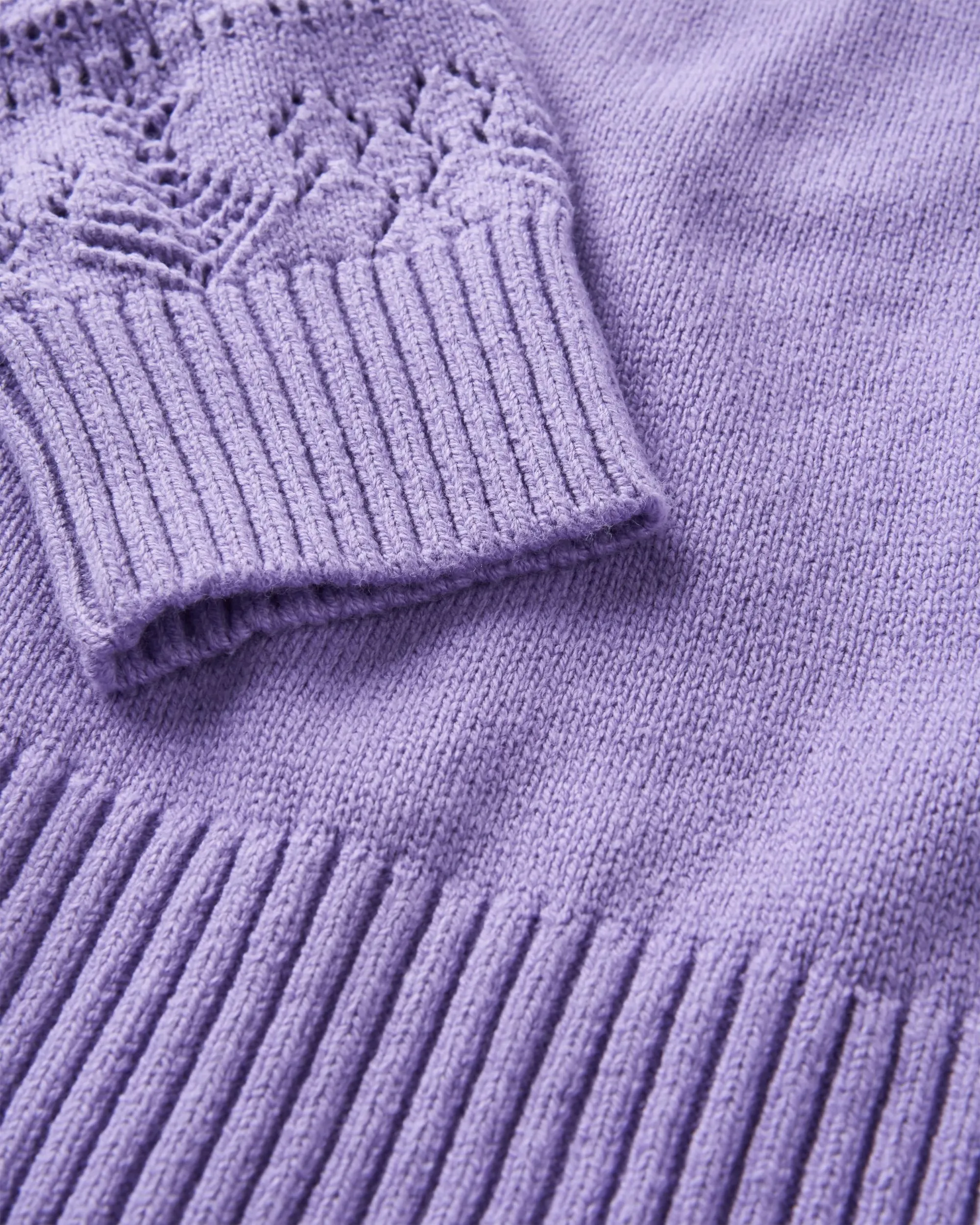 Grace Knitted Jumper - Retro Purple