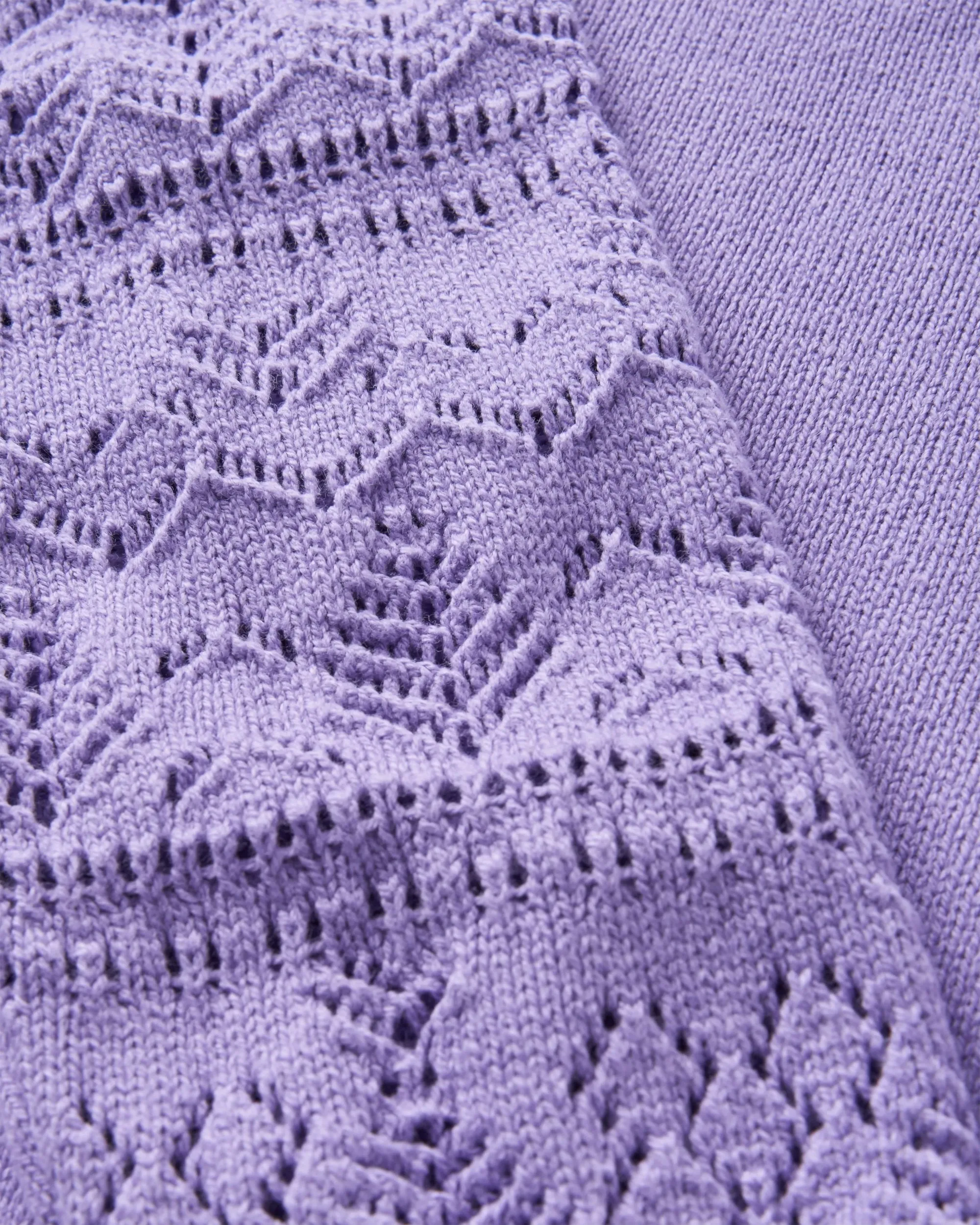 Grace Knitted Jumper - Retro Purple