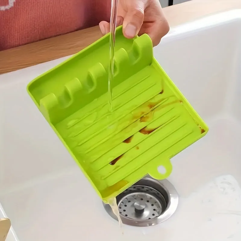 Heat Resistant Utensil Rest Stove Top Spoon Holder  More