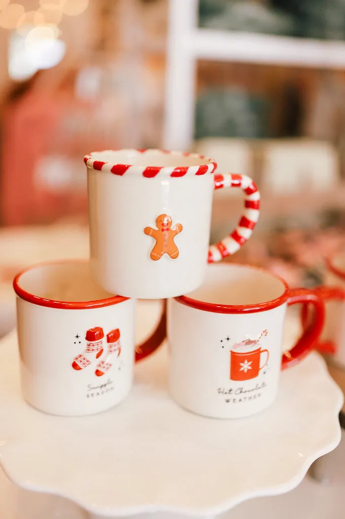 Hot Chocolate Weather Stoneware Mug