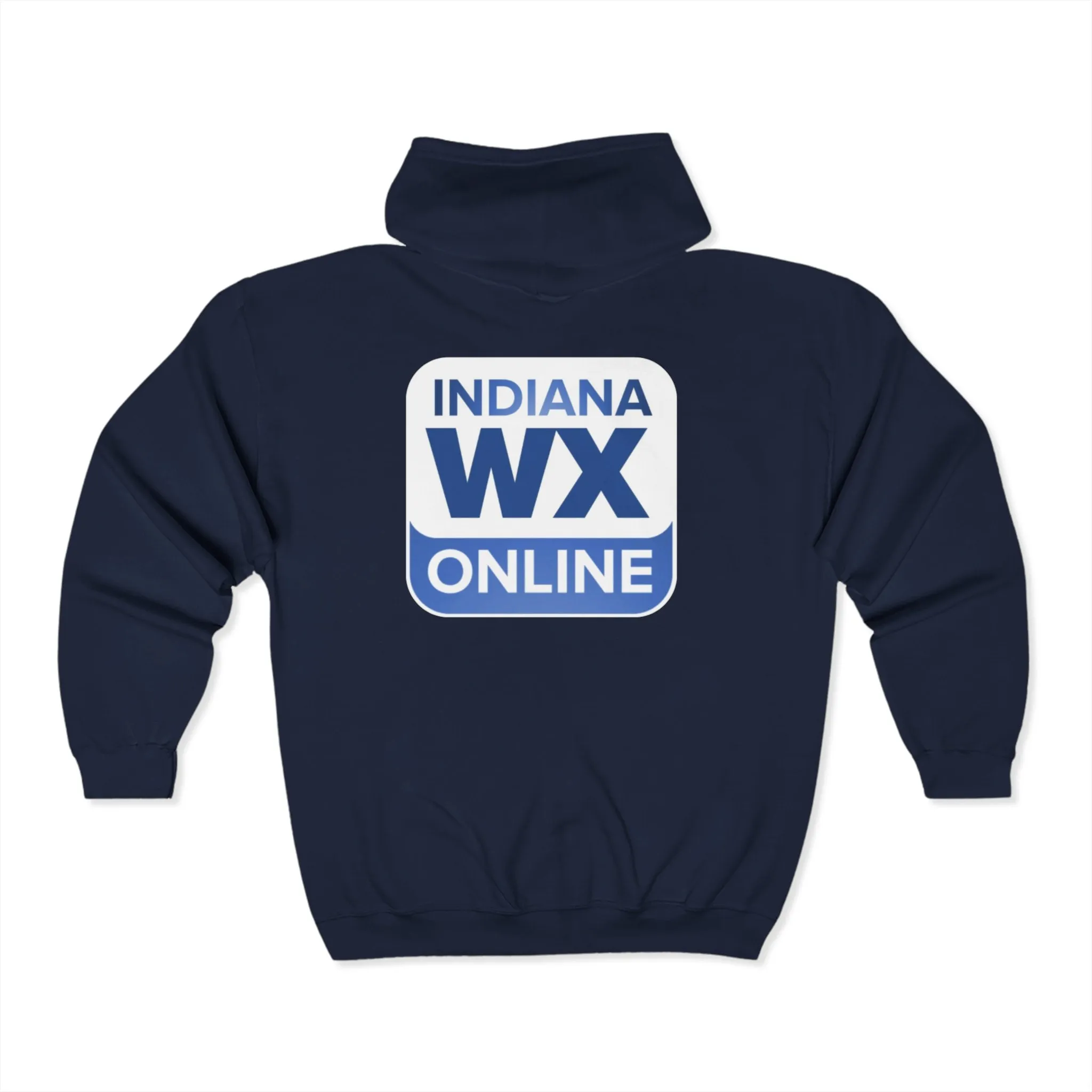 Indiana Weather Online Zip Hoodie