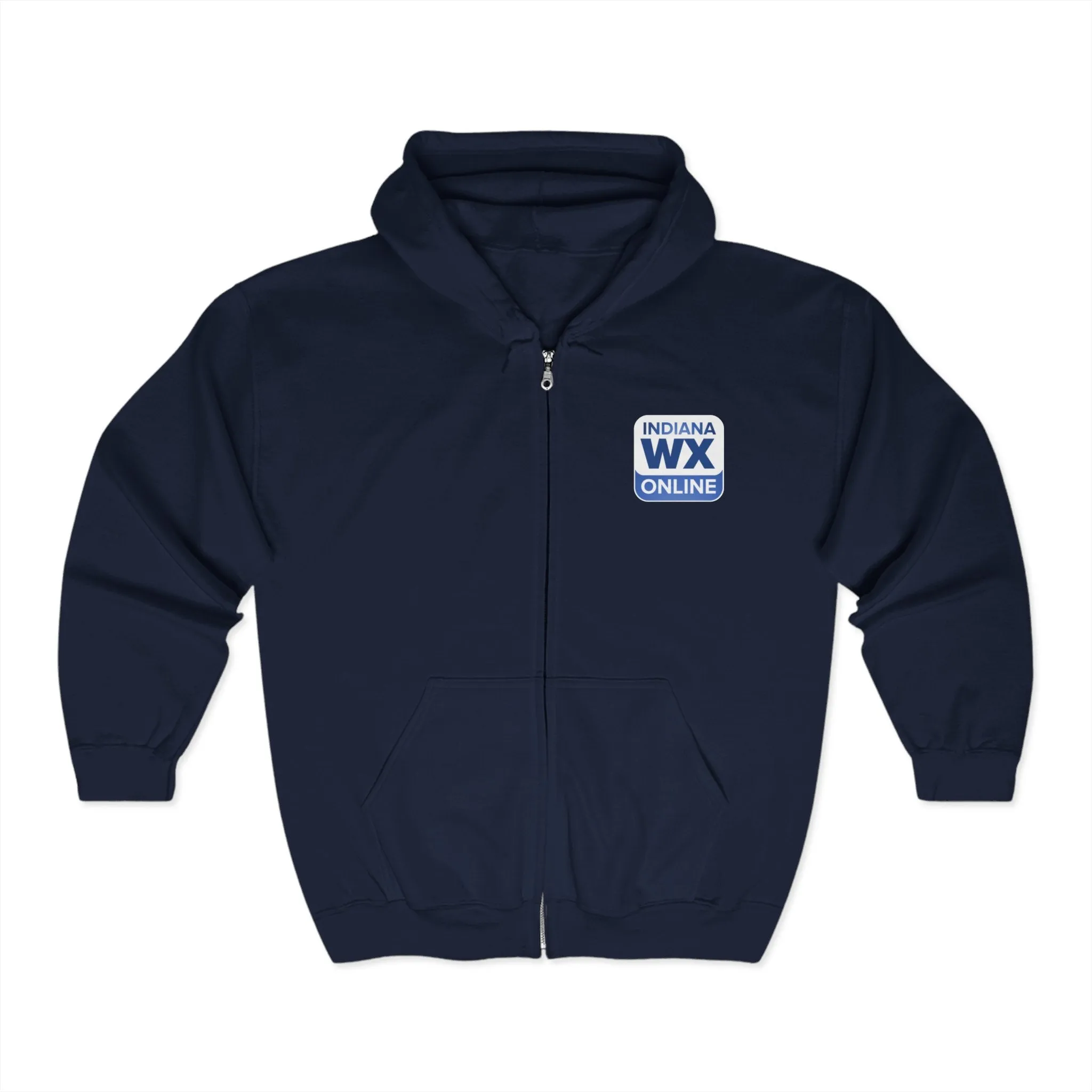 Indiana Weather Online Zip Hoodie