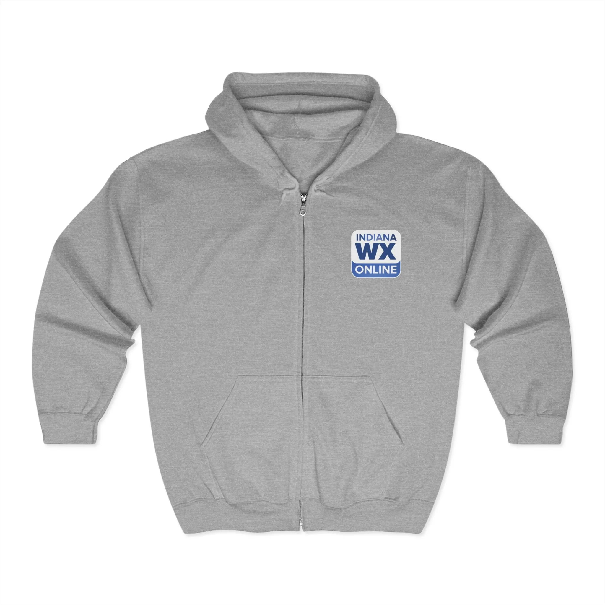 Indiana Weather Online Zip Hoodie