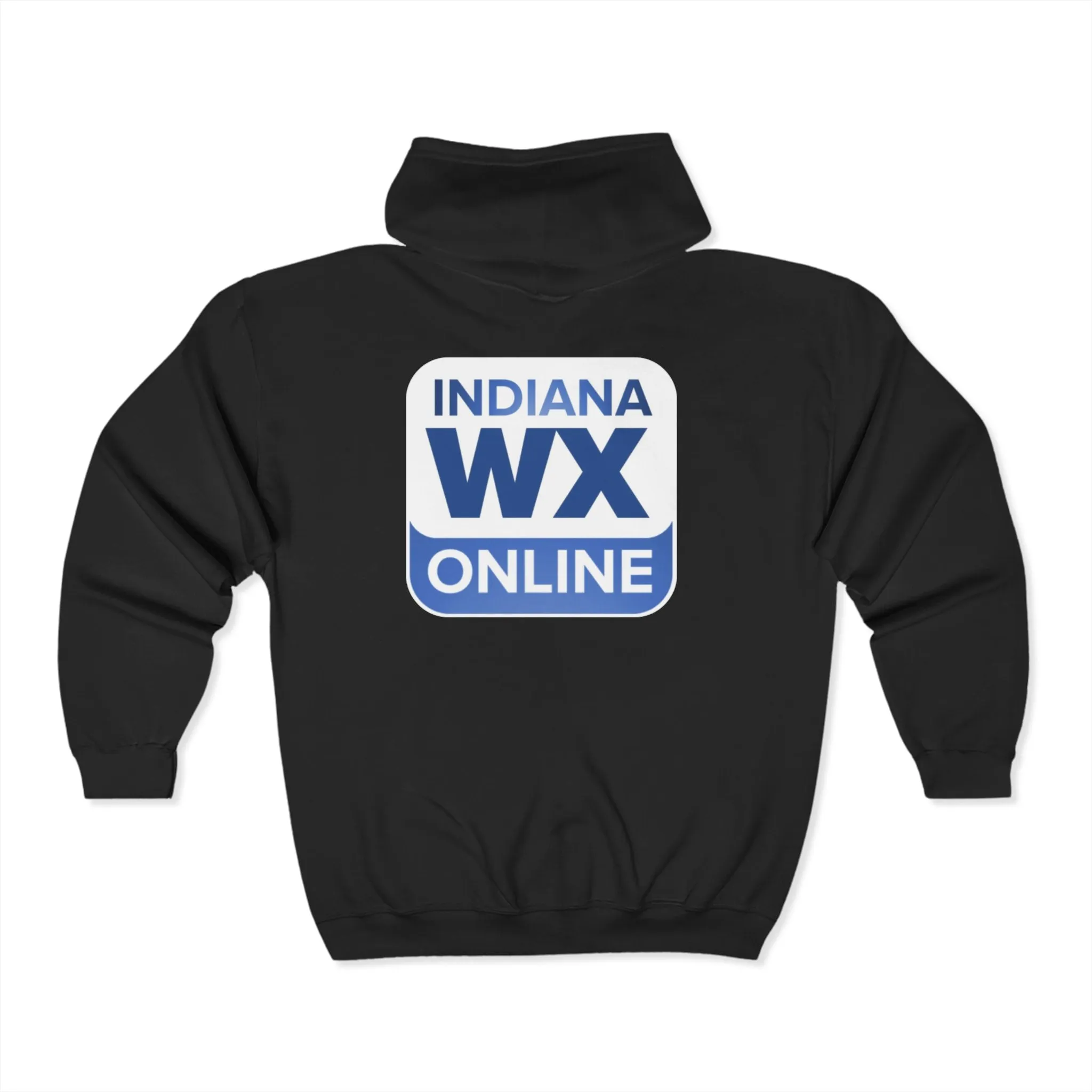 Indiana Weather Online Zip Hoodie